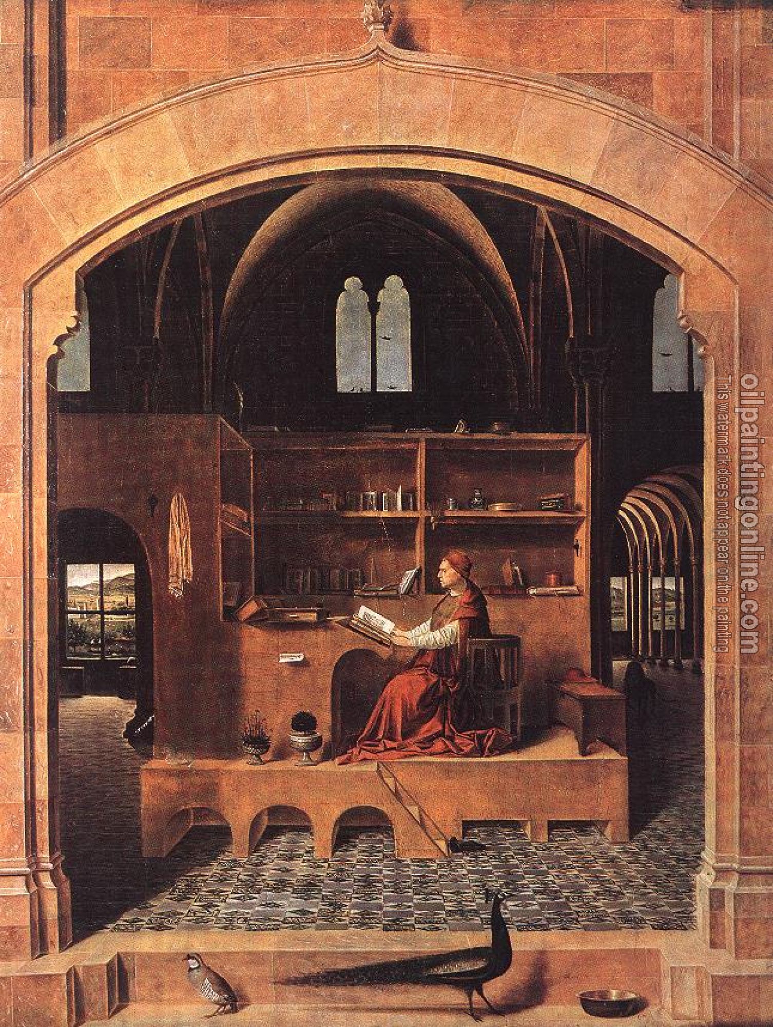 Messina, Antonello da - St. Jerome in his Study